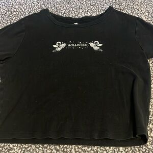 Black Hollister Crop top
